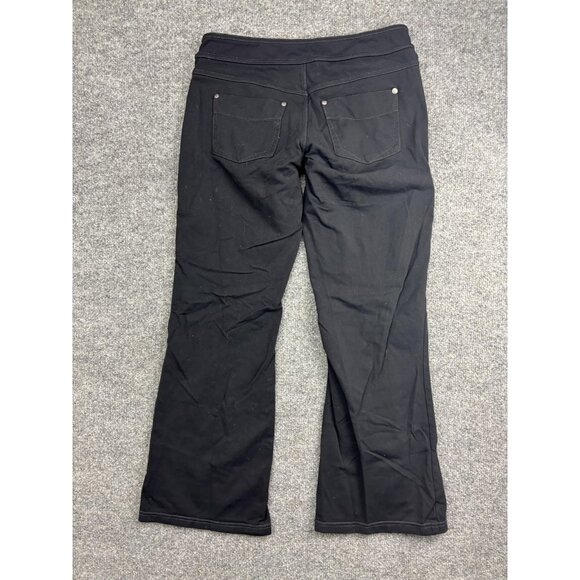 Athleta Pants Womens Small Black Bootcut Yoga Supplex Nylon Style 819227 - Picture 8 of 9